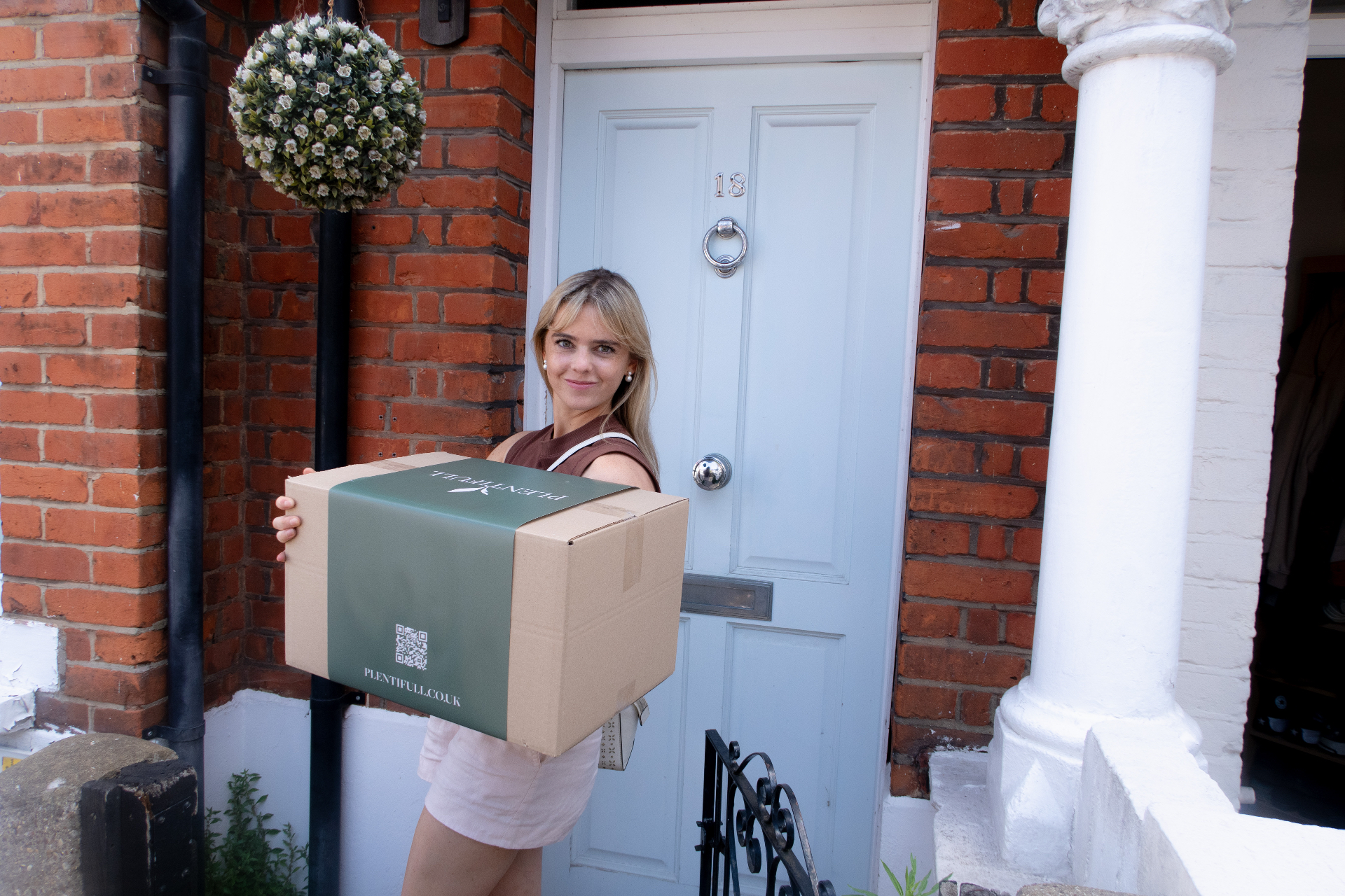 A PLENTIFULL box delivered to the door