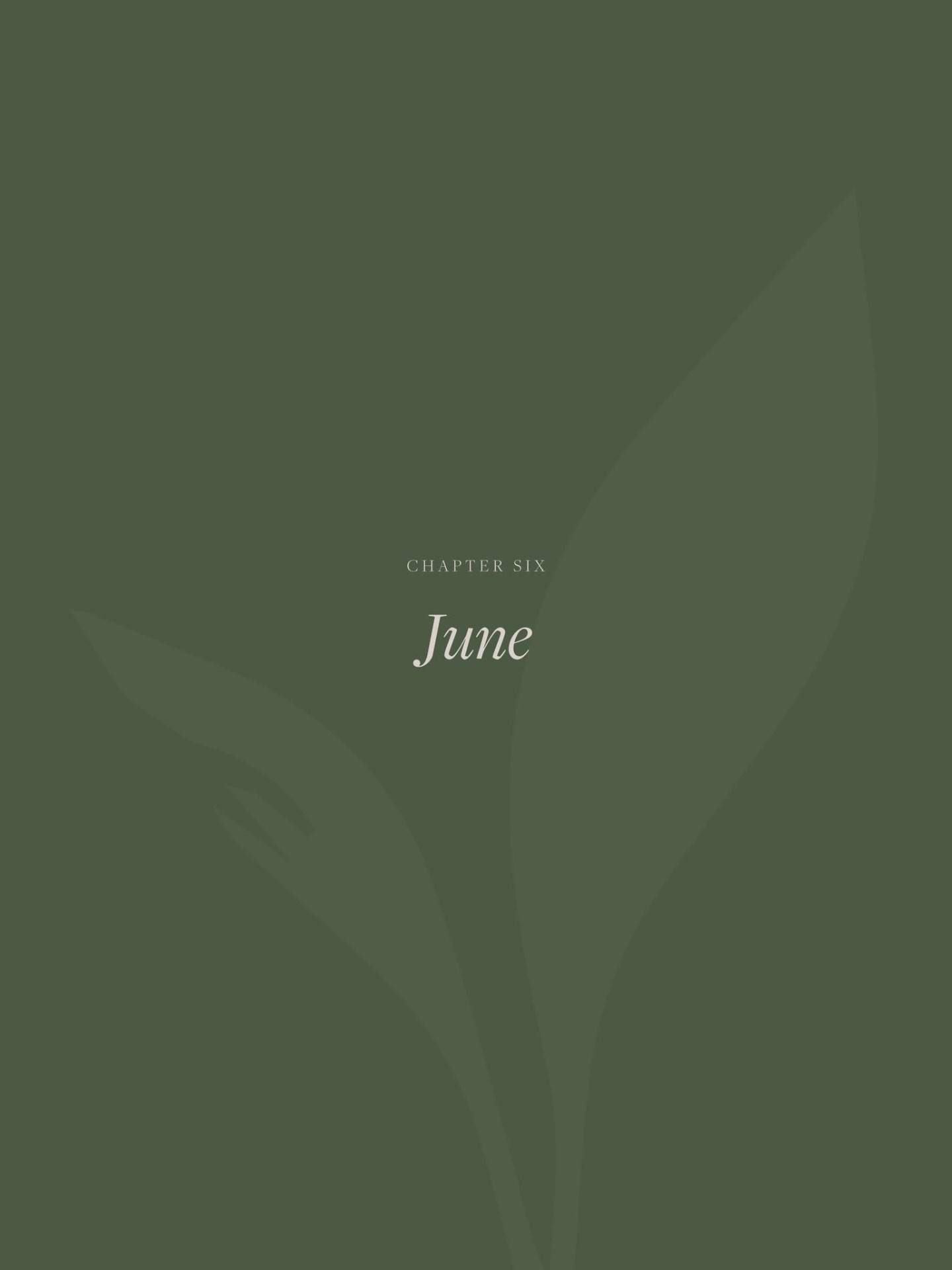 Monthly seasonal menus